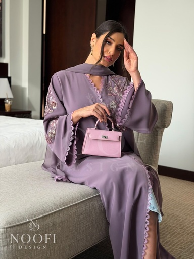Mauve Abaya